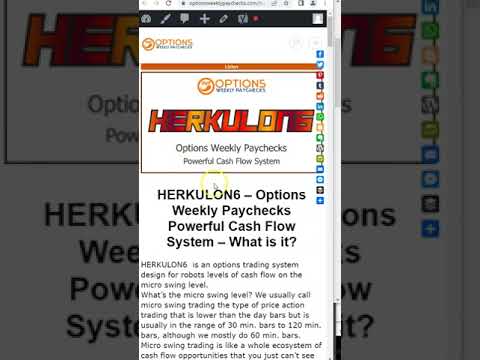 Here's Another Factor That Herculon 6 Options Weekly Paychecks Cash Flow System Provides