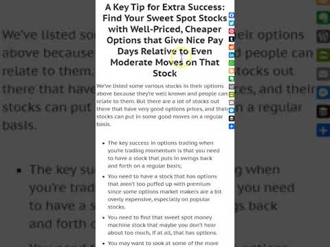 What is the Best Stock to Start with for Options Weekly Paychecks System B V1 0